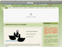 Tablet Screenshot of parcolefolaghe.it